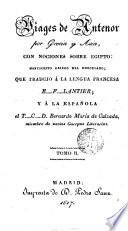 Viages de Antenor po Grecia y Asia con nociones sobre Egipto, 2