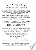 Vida de la V. Mariana Villalva y Vicente con una breve noticia de la fundación del convento de la Encarnación (Zaragoza)