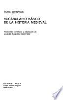 Vocabulario básico de la historia medieval