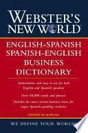 Webster's New World English-Spanish / Spanish-English Business Dictionary