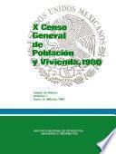 X Censo General de Población y Vivienda 1980. Estado de México. Volumen I. Tomo 15