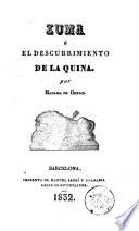 Zuma, ó, El descubrimiento de la quina